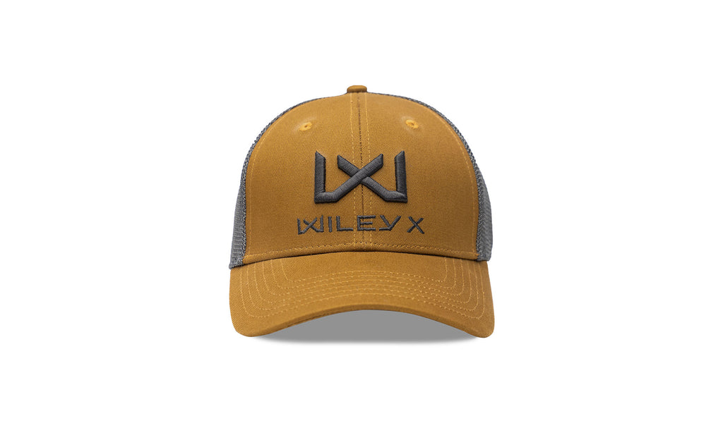 Sapca trucker Wiley X cu 6 panouri si logo negru
