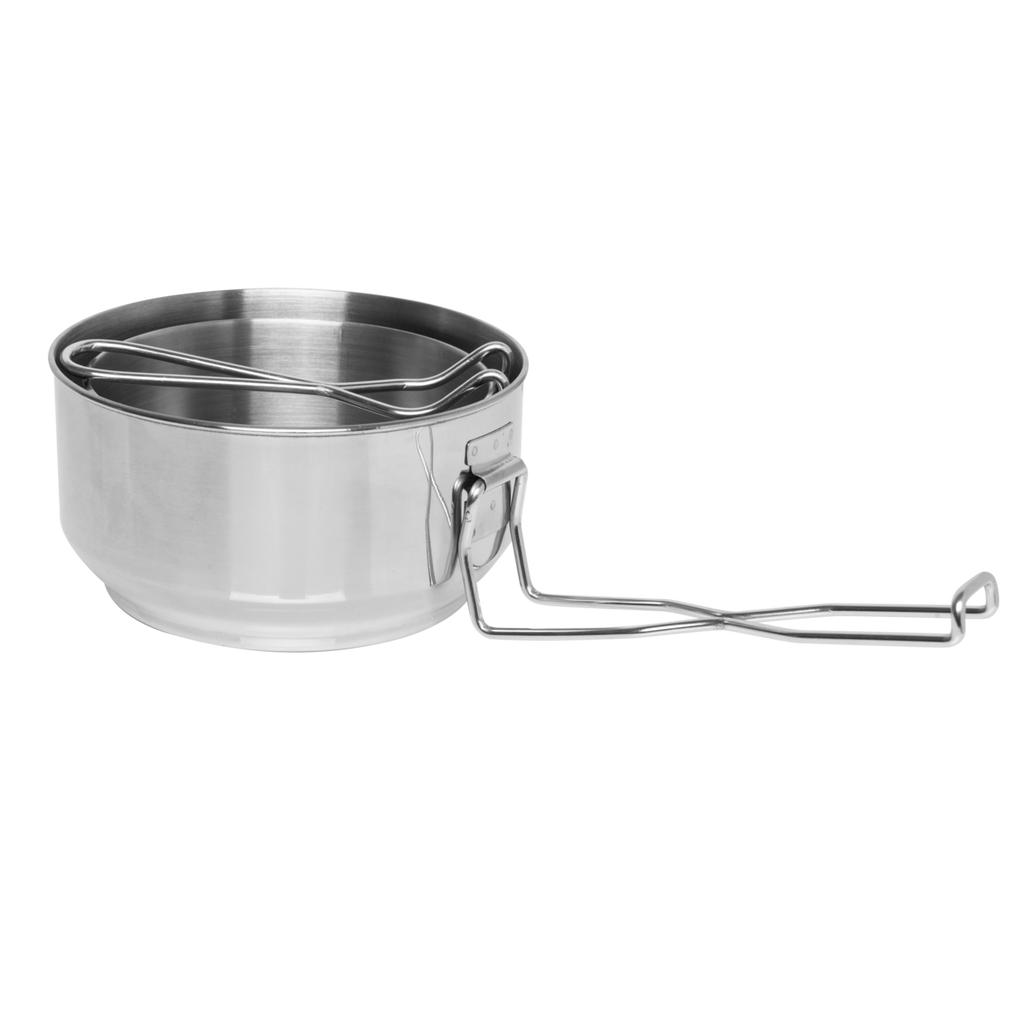Set de gatit Mess Tin din otel inoxidabil Helikon-Tex