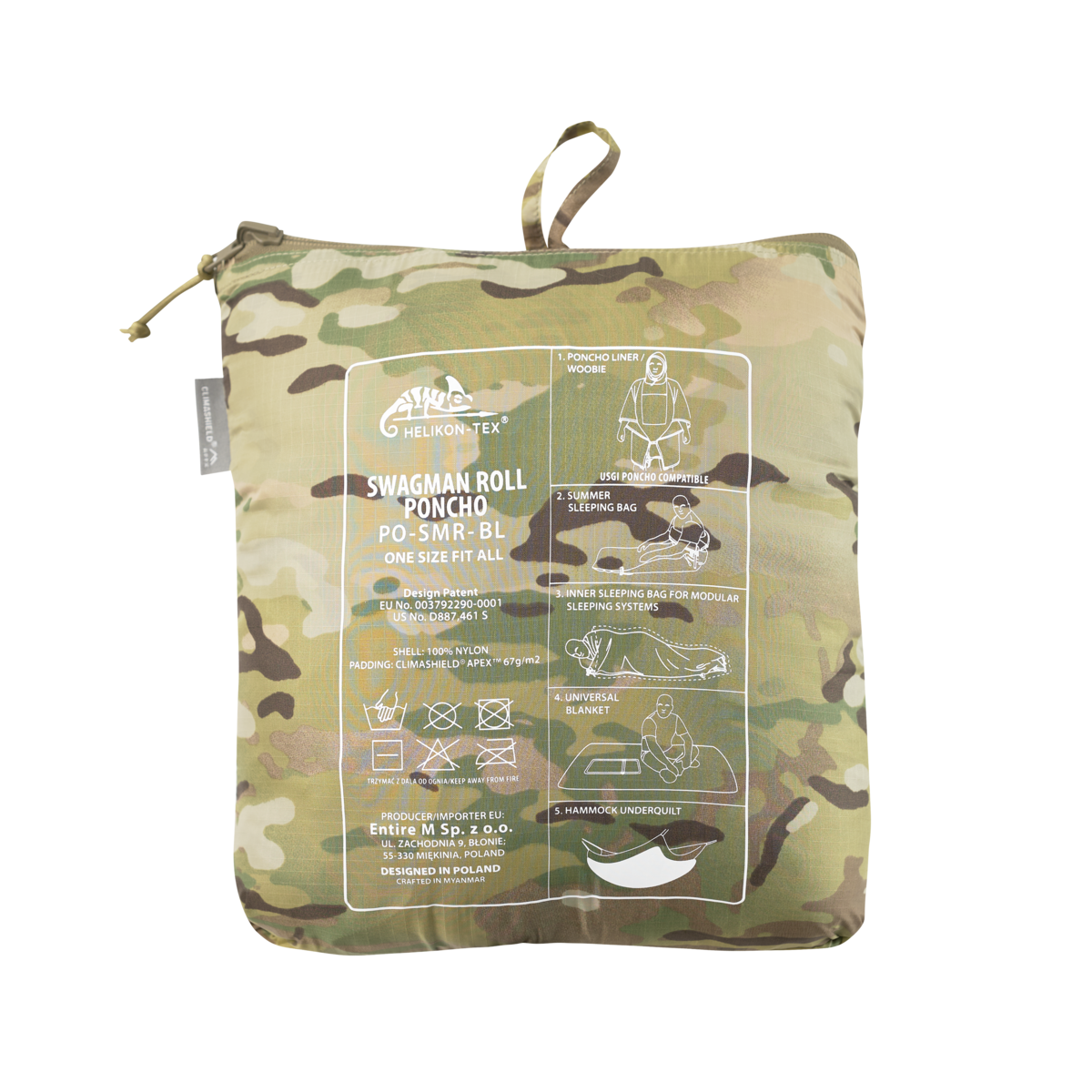 Poncho multifunctional Swagman Roll Helikon-Tex
