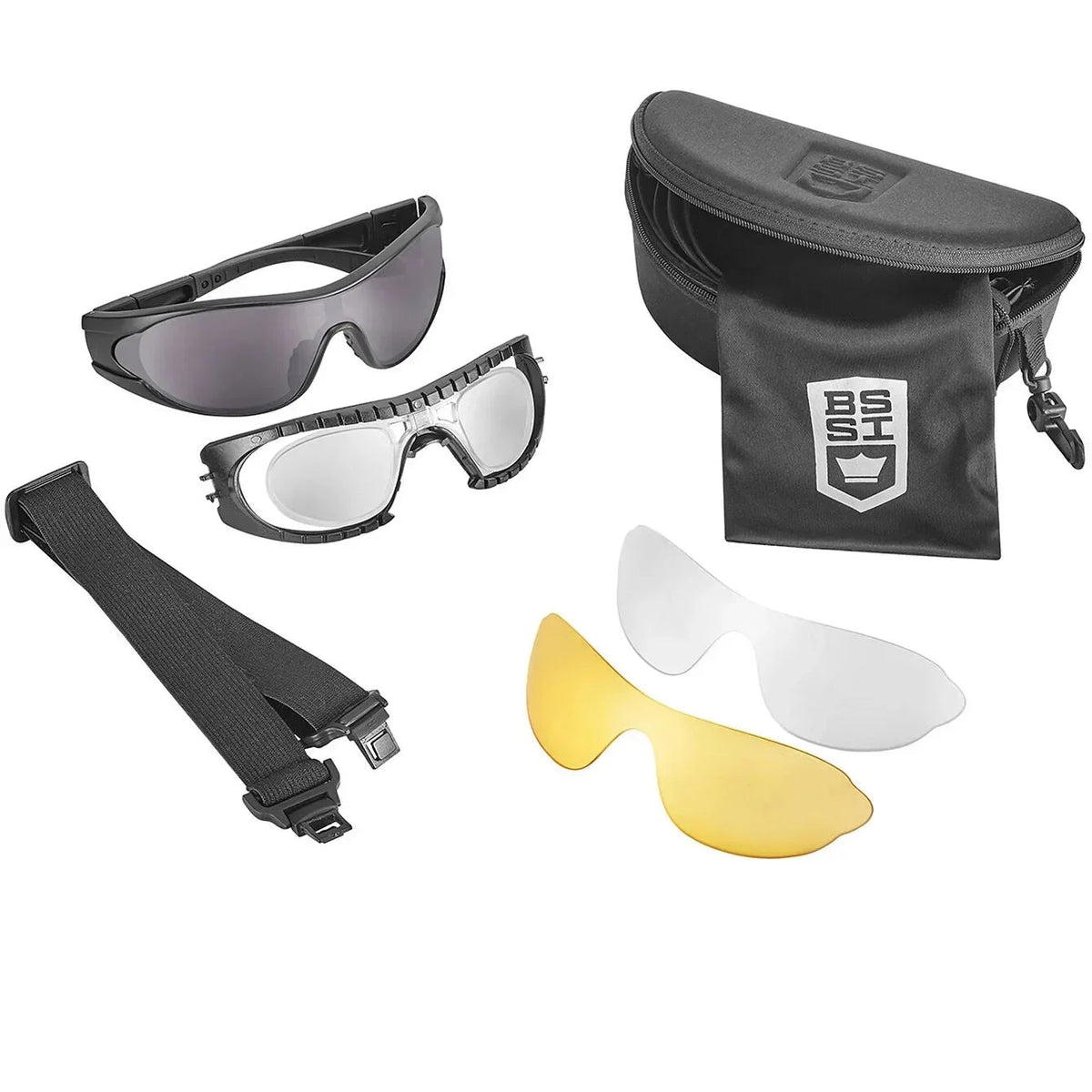 Kit ochelari balistici Bolle Raider cu lentile si husa