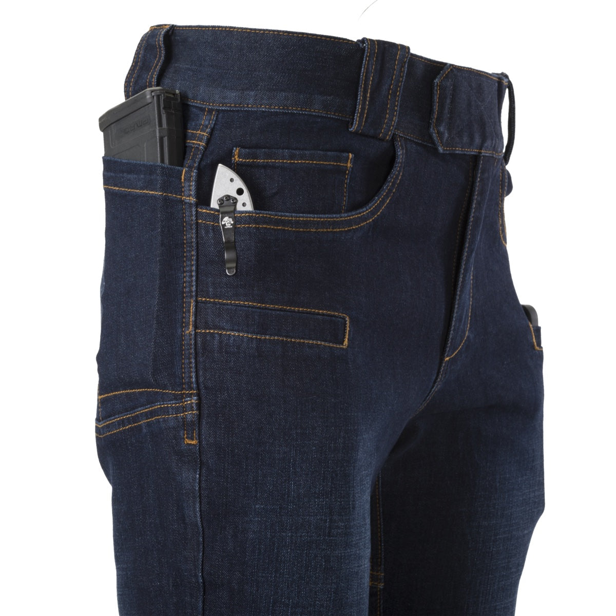 Pantaloni tactici Greyman Slim Denim Mid Helikon-Tex