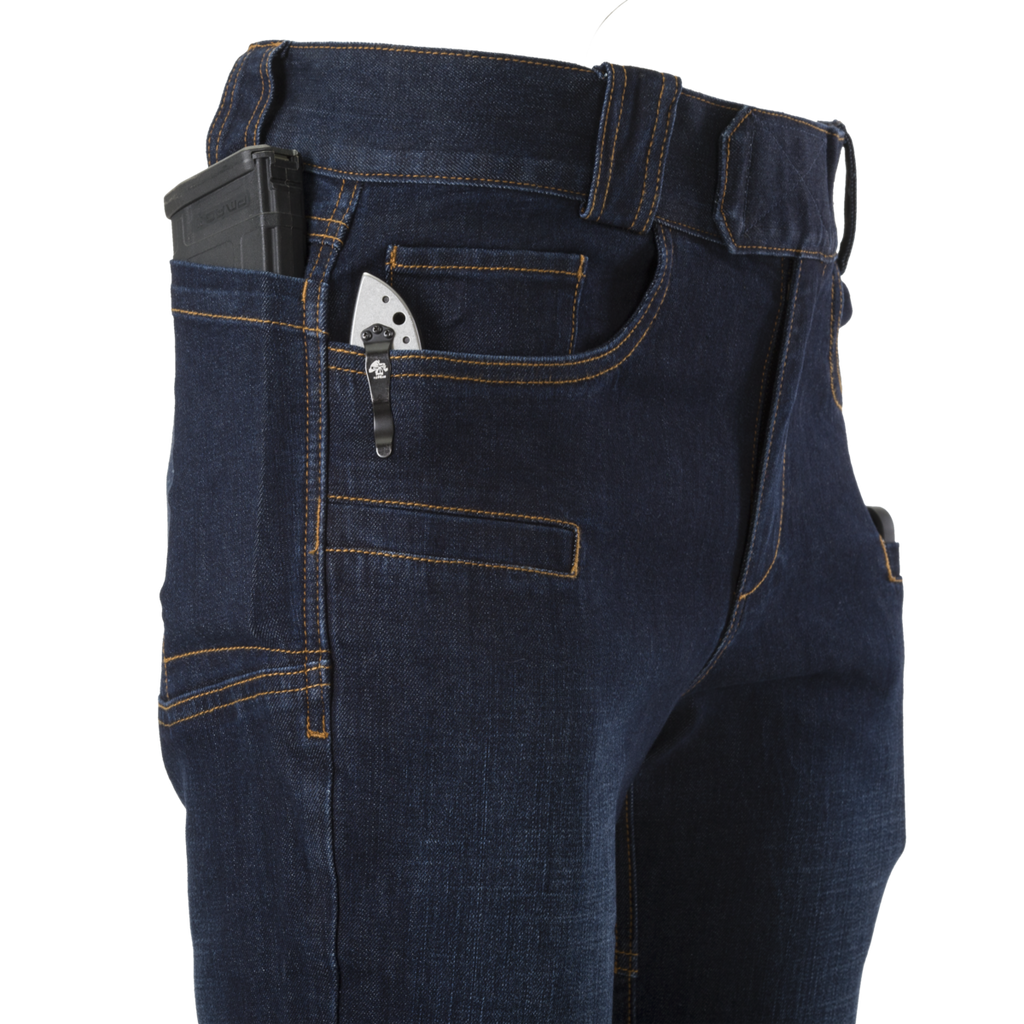 Pantaloni tactici Greyman Slim Denim Mid Helikon-Tex