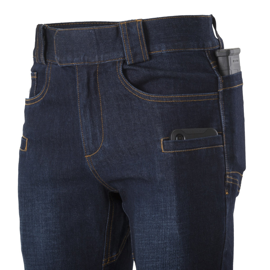 Pantaloni tactici Greyman Slim Denim Mid Helikon-Tex