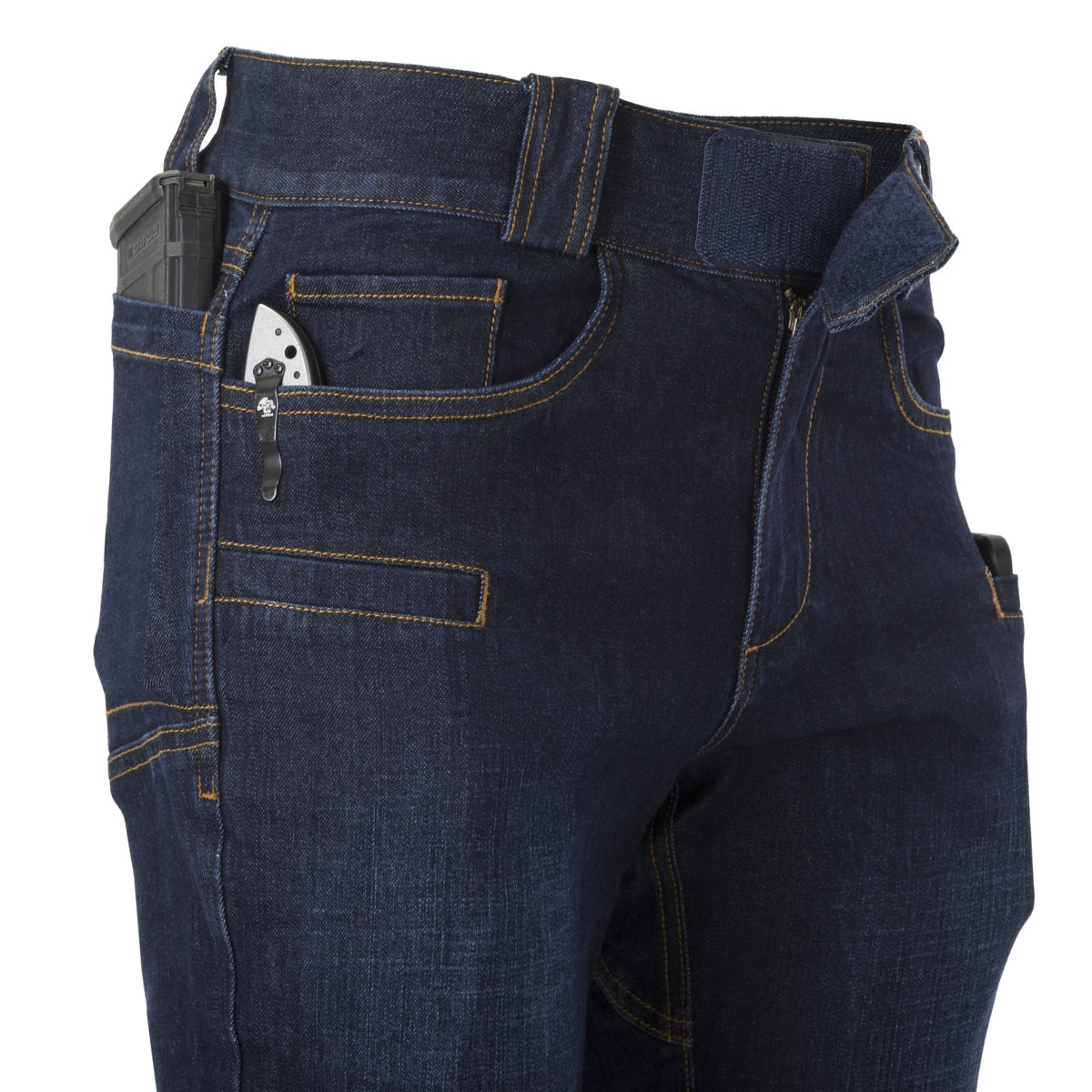 Pantaloni tactici Greyman Slim Denim Mid Helikon-Tex