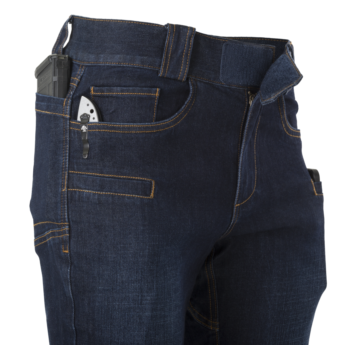 Pantaloni tactici Greyman Slim Denim Mid Helikon-Tex