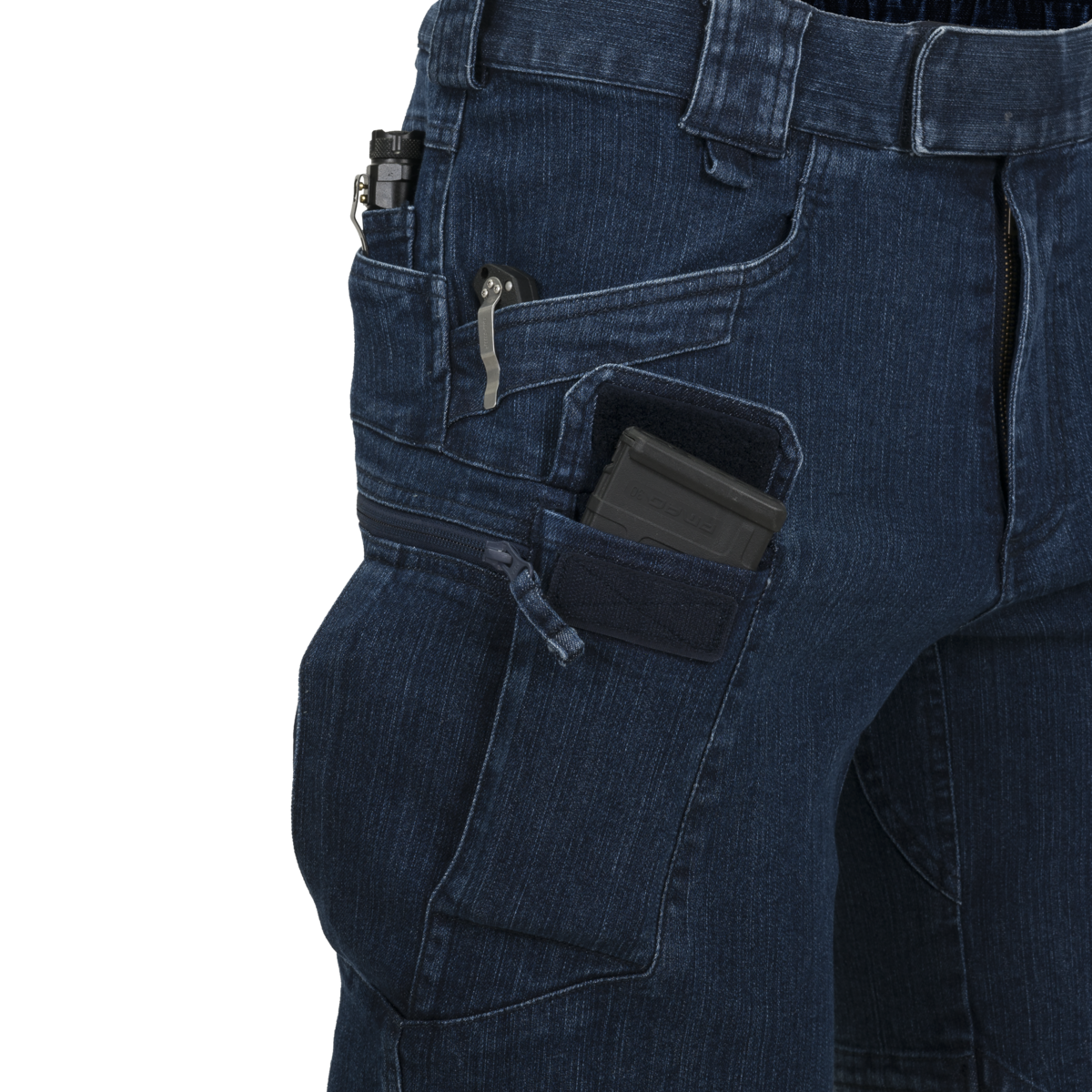 Pantaloni scurti tactici UTS 11 Denim Stretch Helikon-Tex