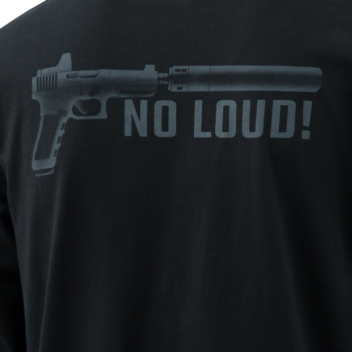 Bluza maneca lunga NO LOUD! bumbac Direct Action