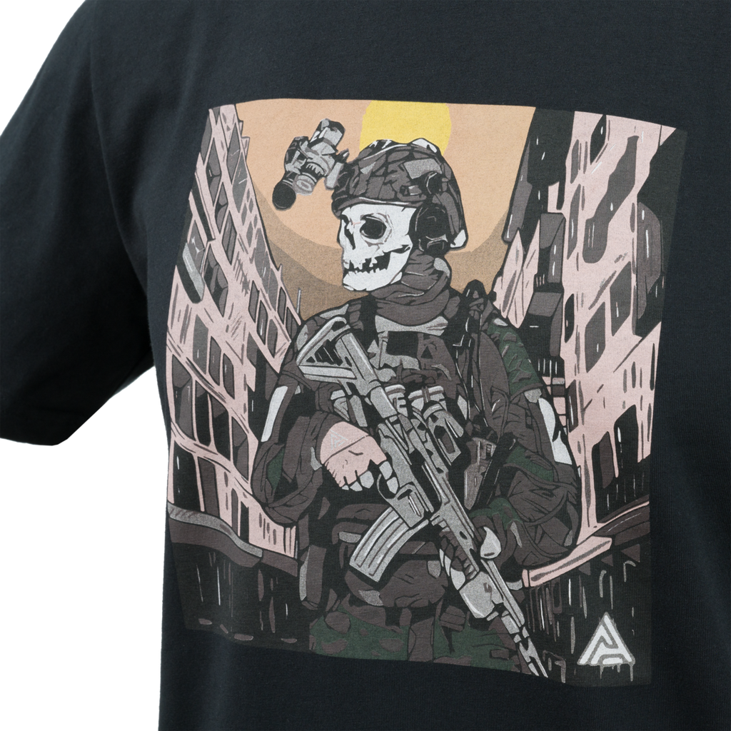 Tricou din bumbac DA Skeleton Direct Action