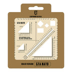 Rigla tactica GTA NATO Ecopybook Tactical margine albastra