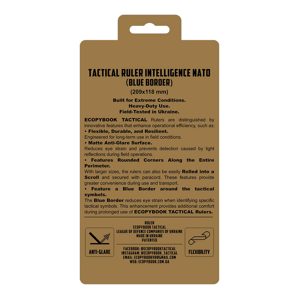 Rigla tactica Scout's Ruler NATO/UA M-Tac