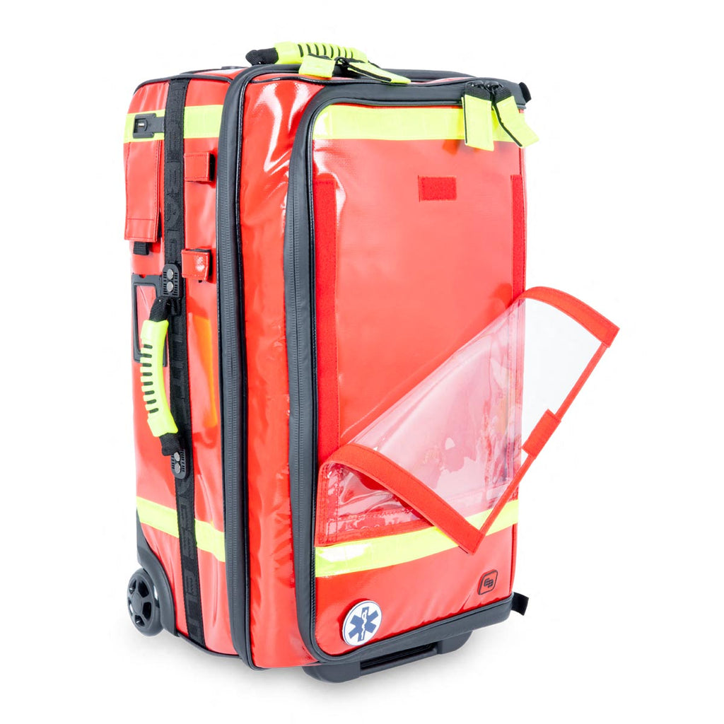 Geanta oxigen cu rotile Emerair's Trolley prelata Elite Bags, detaliu