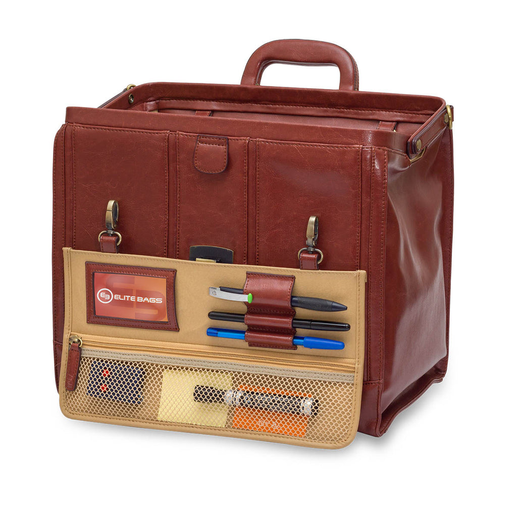 Geanta medic piele DOC'S Elite Bags, detaliu