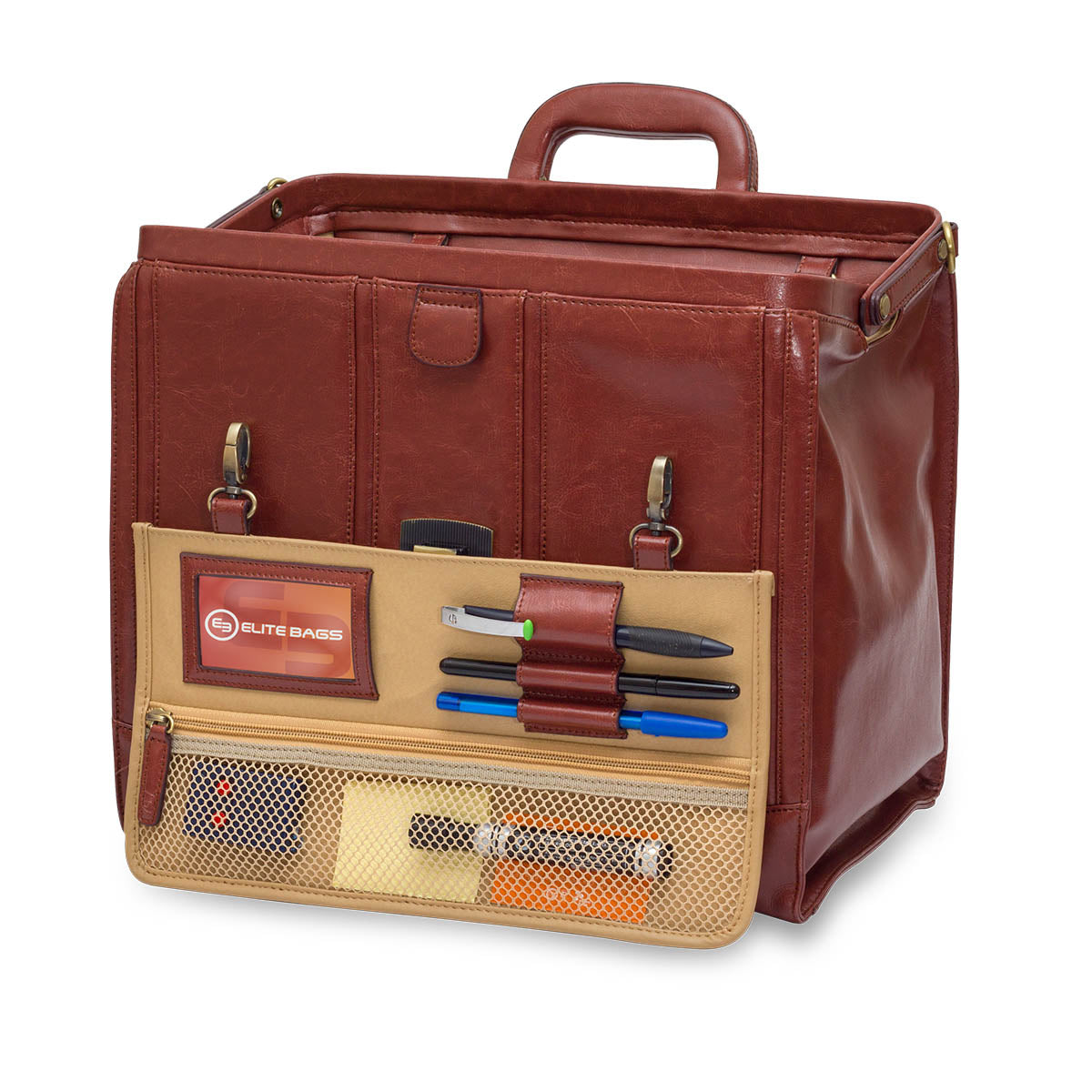Geanta medic piele DOC'S Elite Bags, detaliu