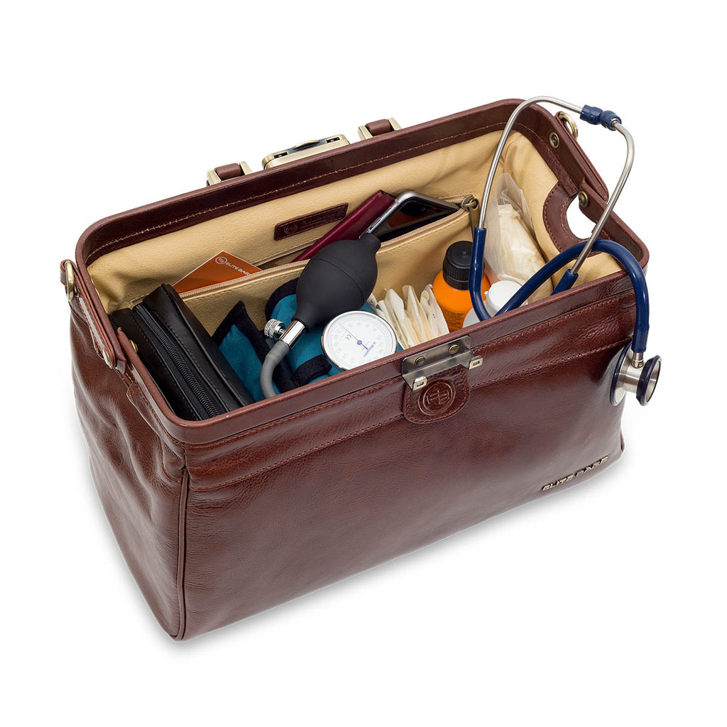 Geanta medic piele compacta CLASSY Elite Bags, detaliu