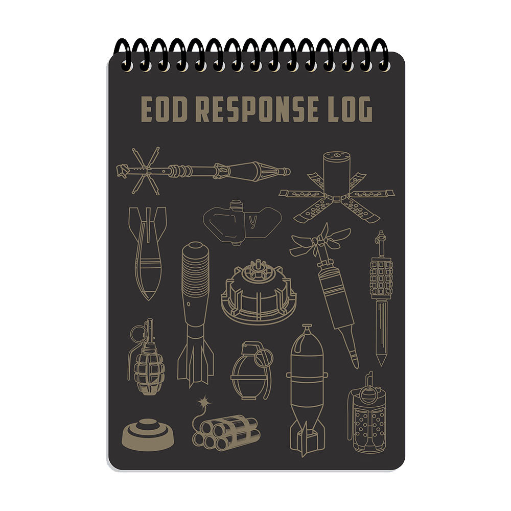 Jurnal de interventie EOD Response Log A6 Ecopybook Tactical