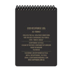 Jurnal de interventie EOD Response Log A6 Ecopybook Tactical