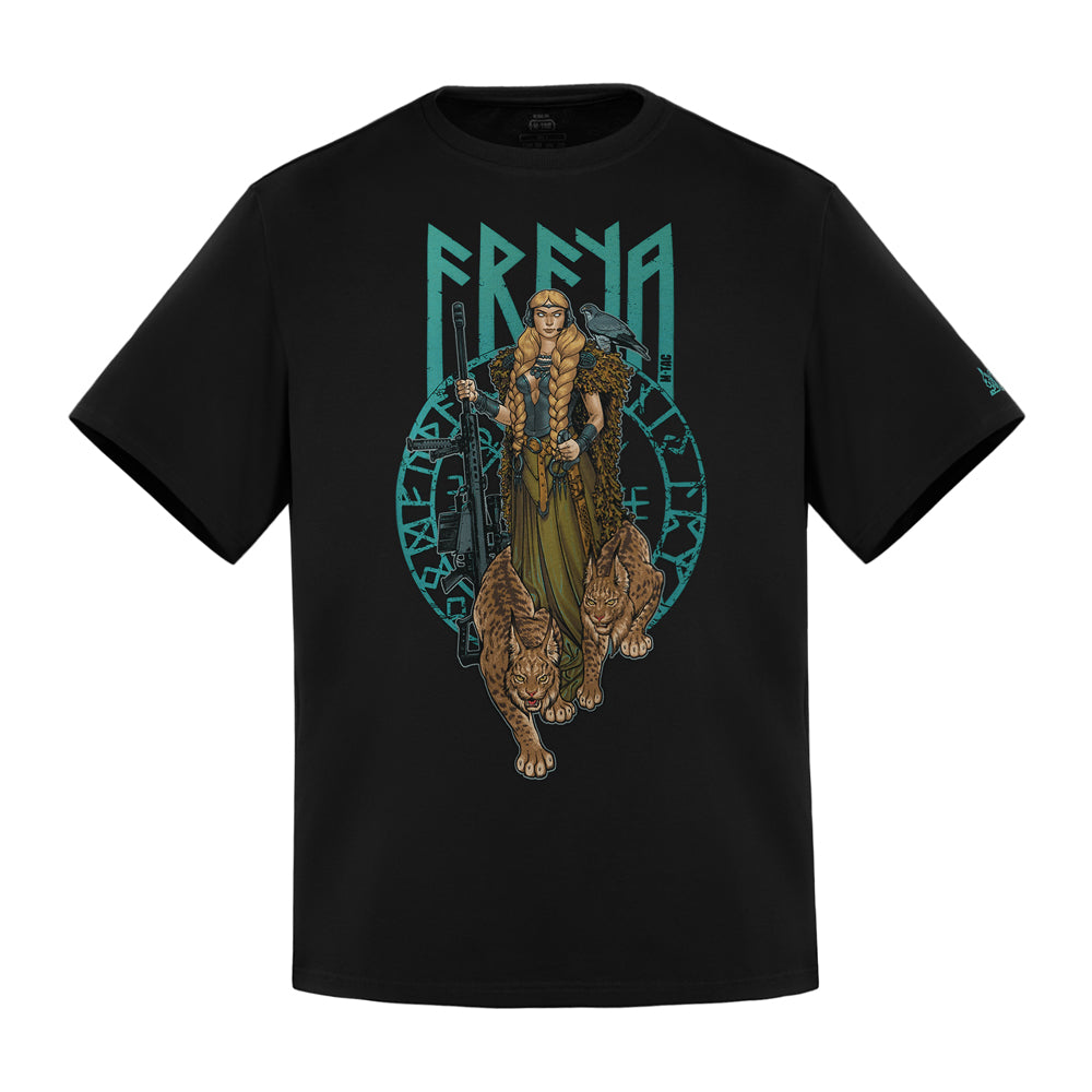 Tricou oversize cu imprimeu Freya M-Tac