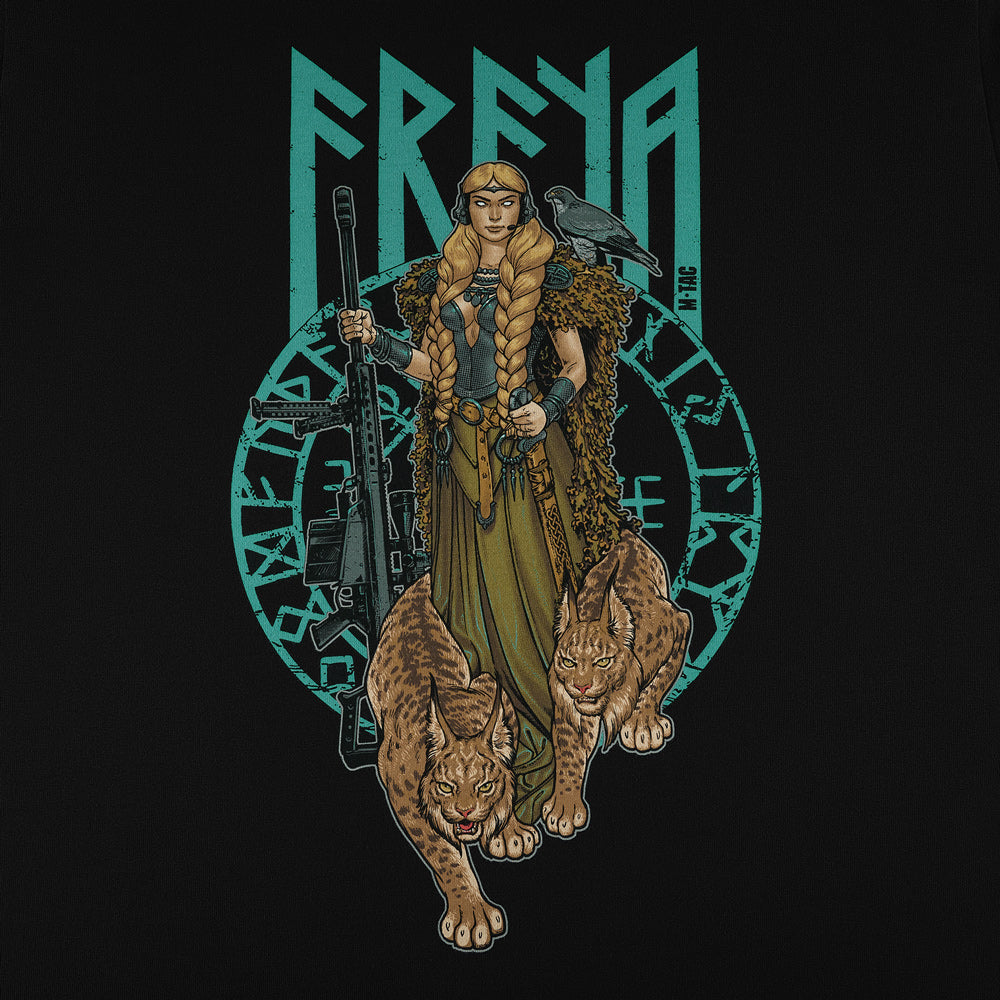 Tricou oversize cu imprimeu Freya M-Tac