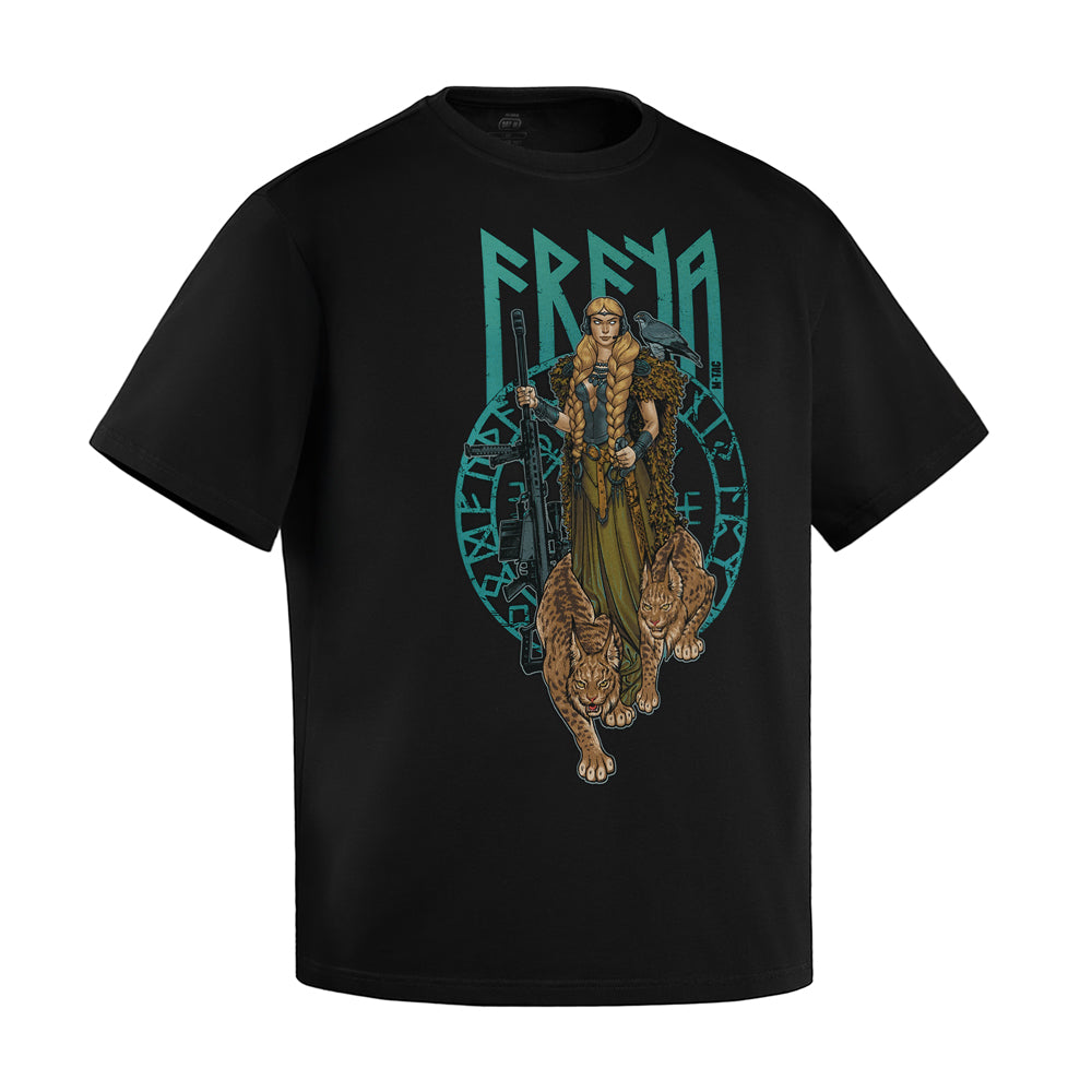 Tricou oversize cu imprimeu Freya M-Tac