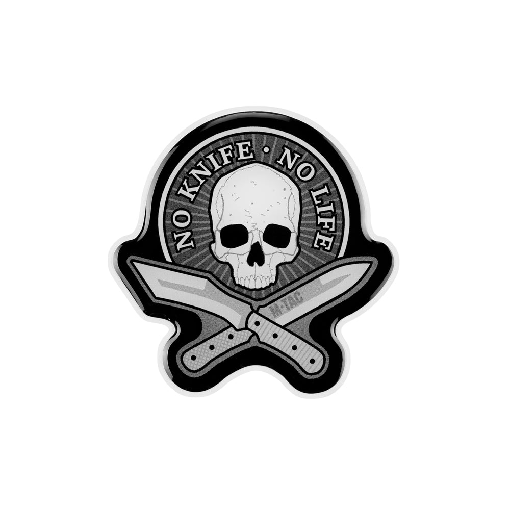 Sticker 3D No Knife No Life M-Tac