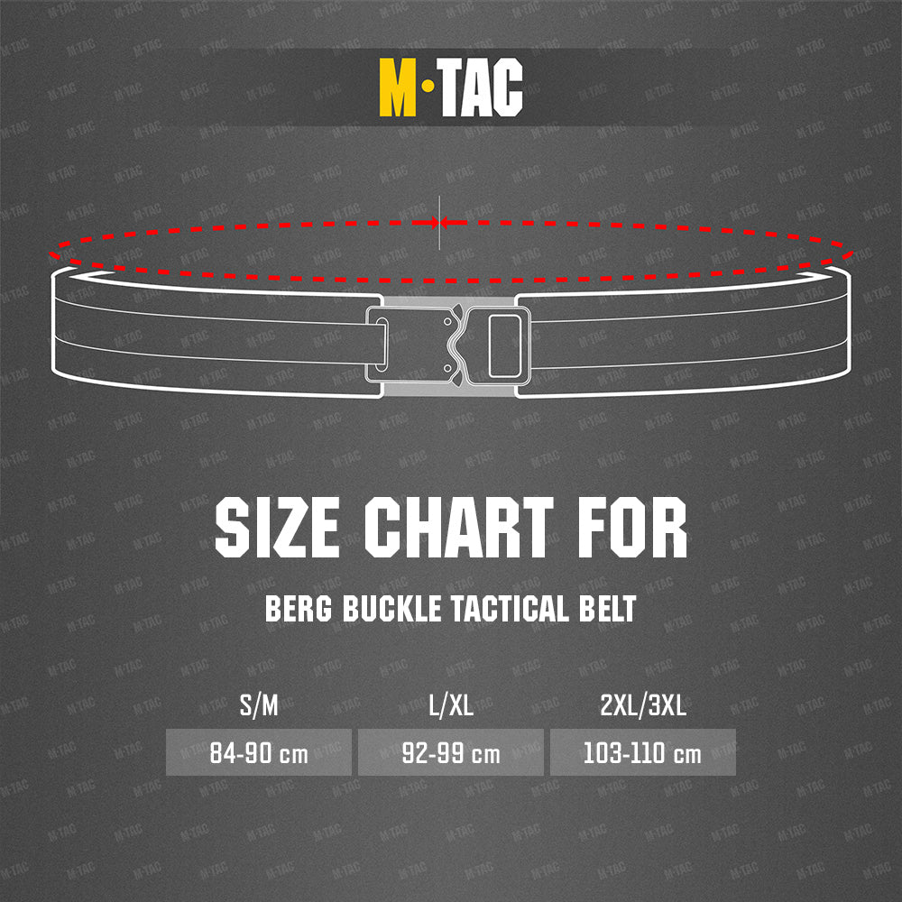 Curea tactica Berg Buckle M-Tac cu deblocare rapida