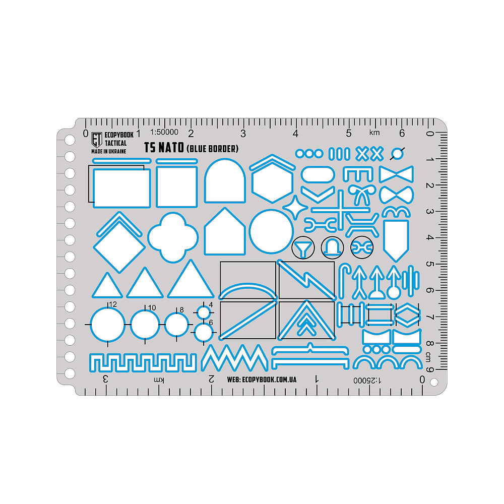 Rigla tactica TS NATO anti-reflex Ecopybook