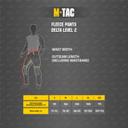 Pantaloni termoactivi fleece Delta Level 2 M-Tac