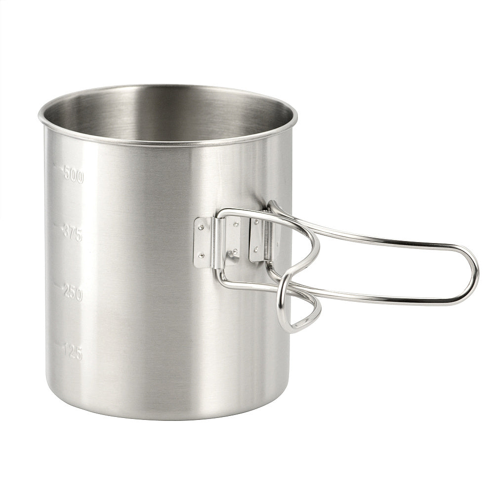 Cana cu maner rabatabil 450 ml M-Tac
