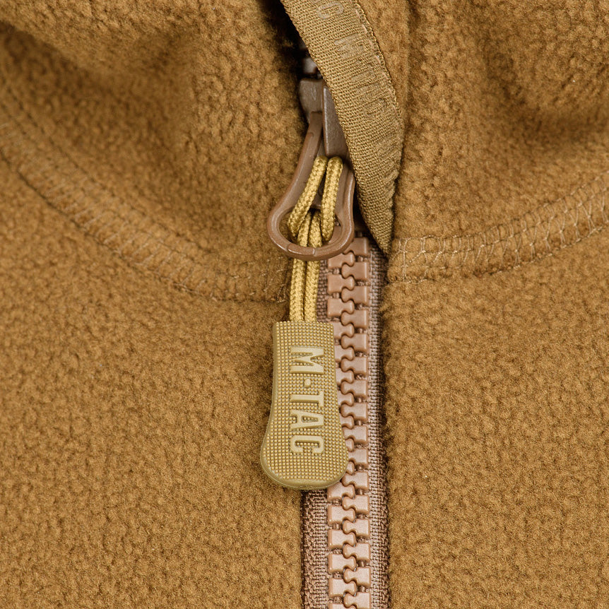 Hanorac microfleece Lite M-Tac cu gluga si fermoar YKK
