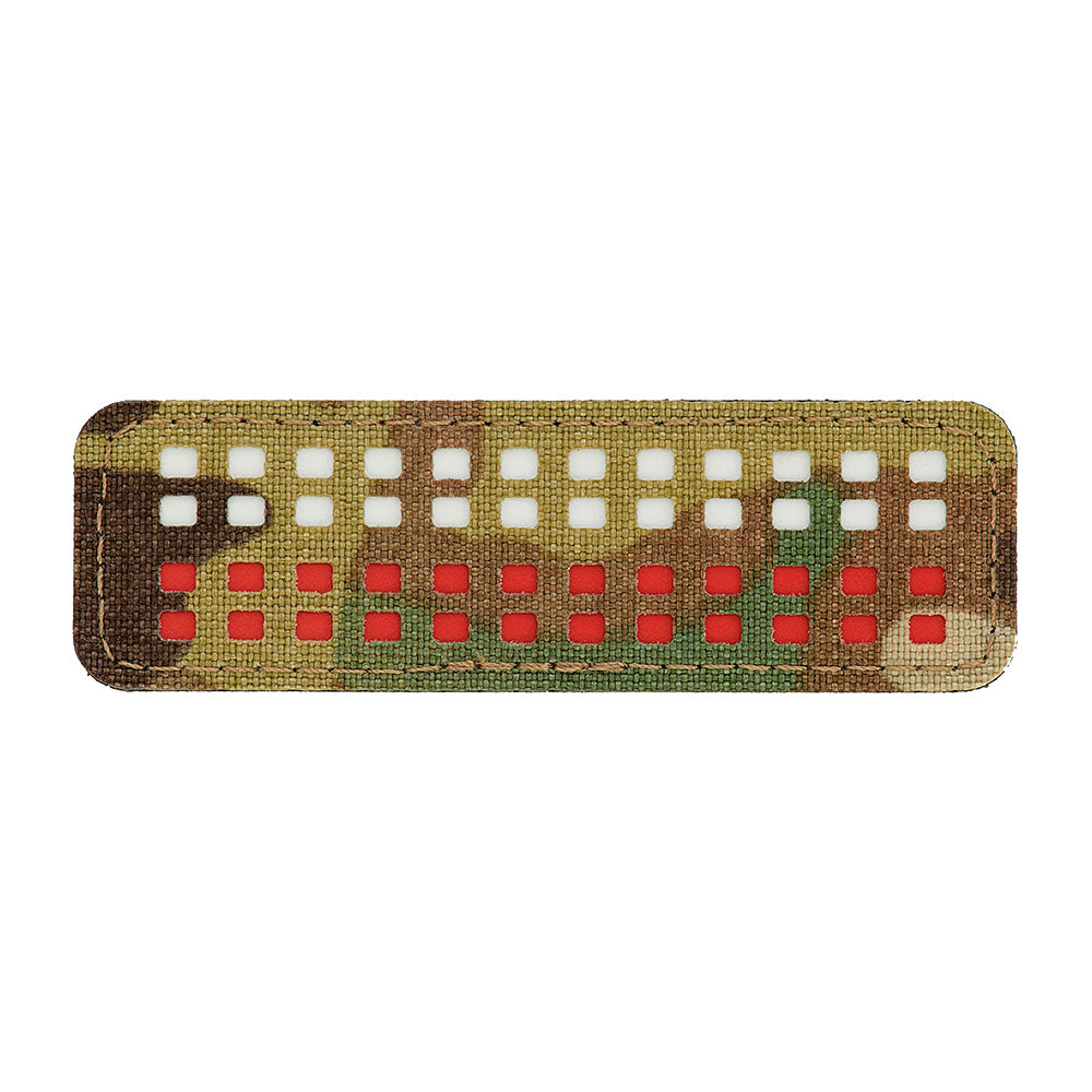 Patch drapelul Poloniei pixelat 25x80 Laser Cut M-Tac