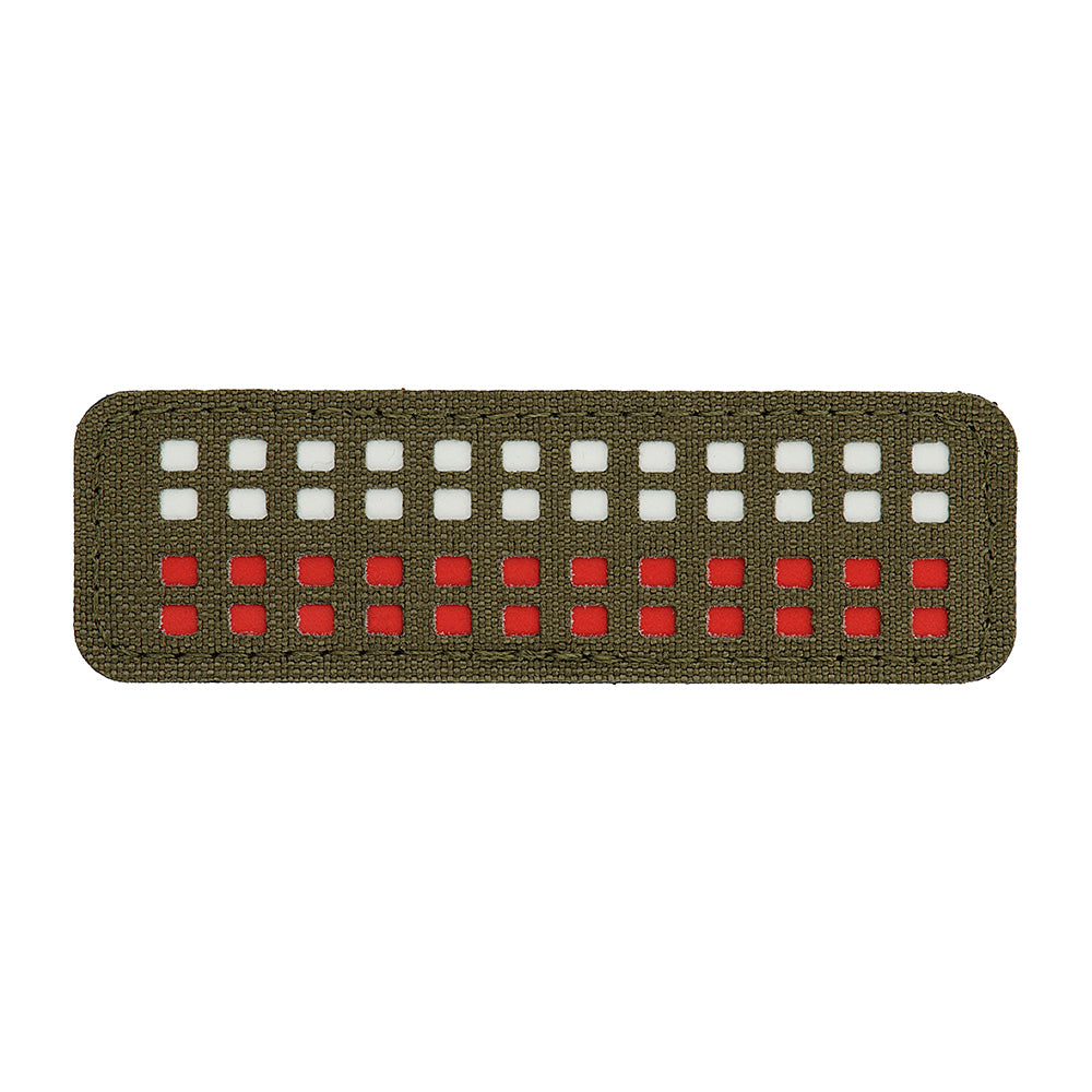 Patch drapelul Poloniei pixelat 25x80 Laser Cut M-Tac
