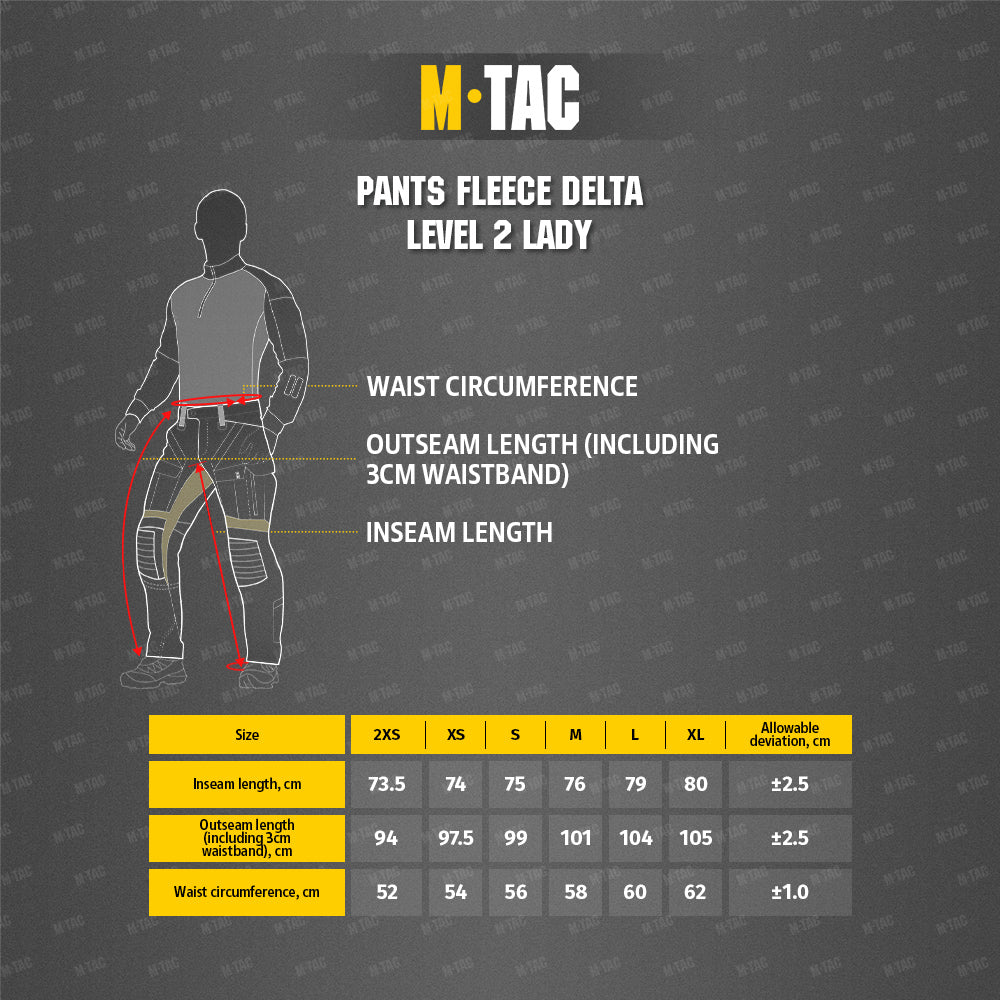 Pantaloni termoactivi de dama Delta Level 2 Lady M-Tac
