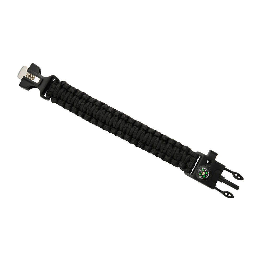 Bratara paracord cu amnar, busola si fluier M-Tac