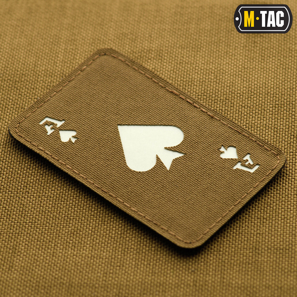 Patch Ace of Spades Laser Cut GID M-Tac