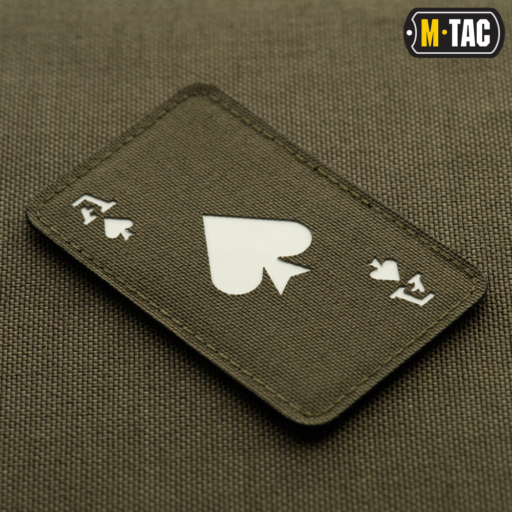 Patch Ace of Spades Laser Cut GID M-Tac