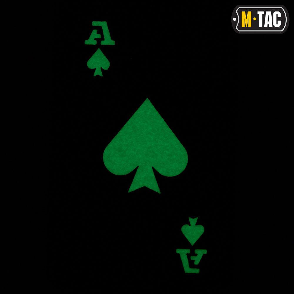 Patch Ace of Spades Laser Cut GID M-Tac