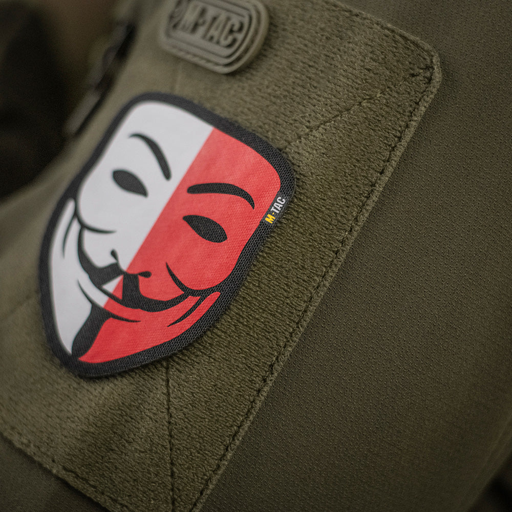 Patch Anonymous M-Tac cu prindere Velcro