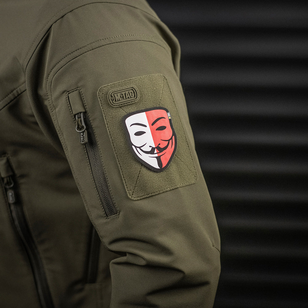 Patch Anonymous M-Tac cu prindere Velcro