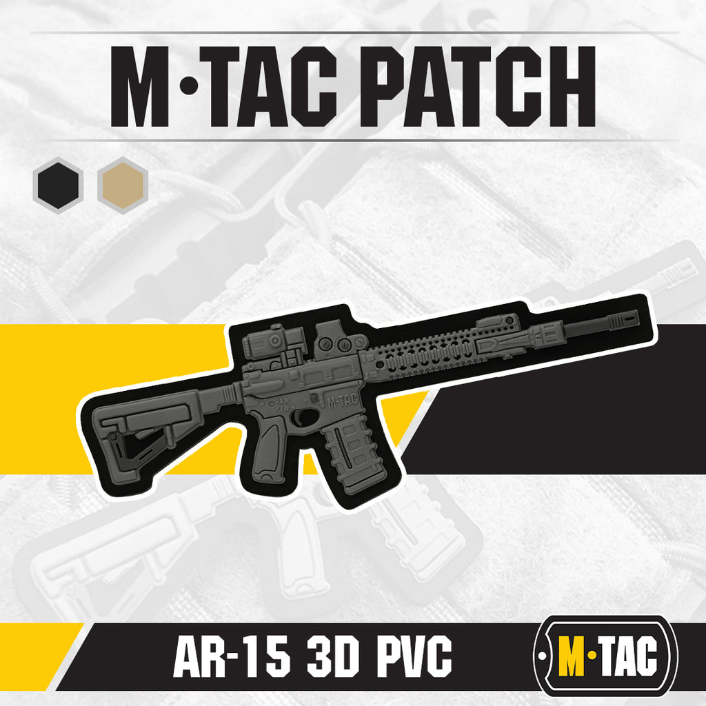 Patch AR-15 3D PVC M-Tac