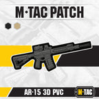 Patch AR-15 3D PVC M-Tac