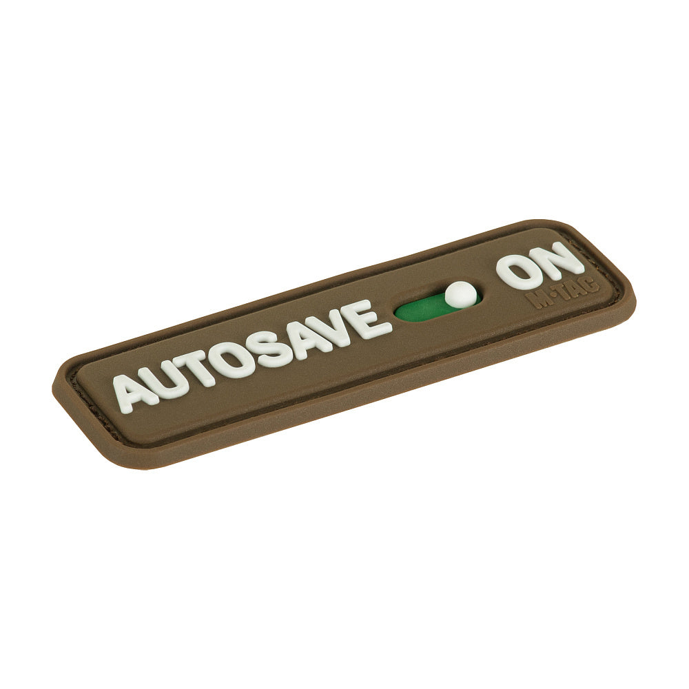 Patch Autosave PVC 3D M-Tac cu velcro