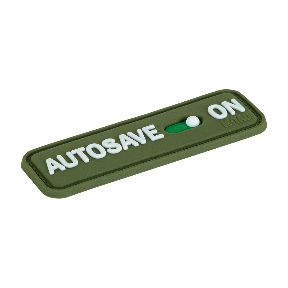 Patch Autosave PVC 3D M-Tac cu velcro