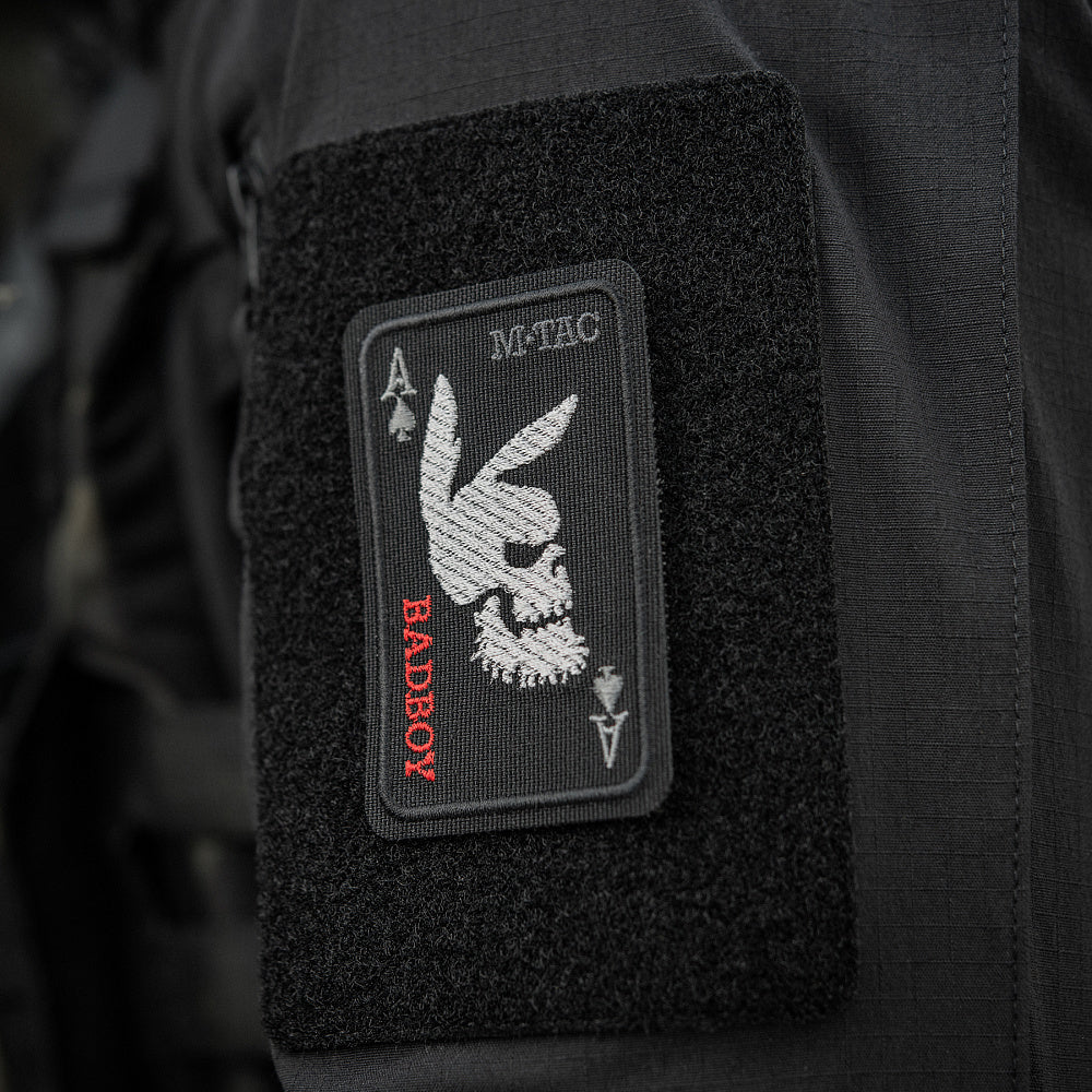 Patch Bad Boy brodat M-Tac, as de pica cu craniu