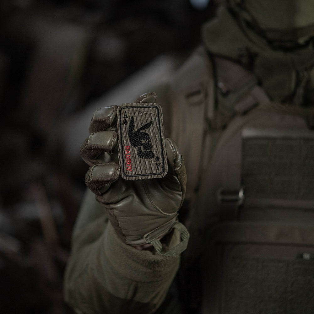 Patch Bad Boy brodat M-Tac, as de pica cu craniu
