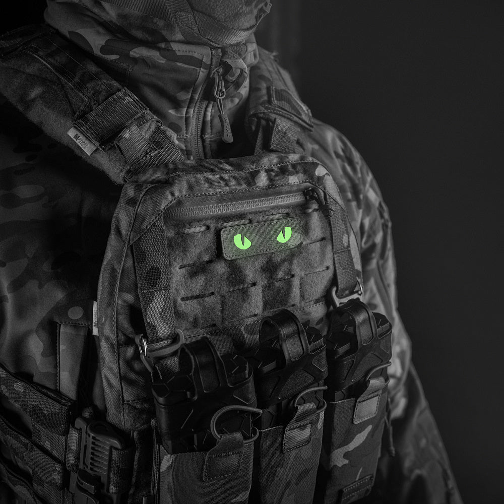 Patch Cat Eyes Laser Cut M-Tac fosforescent Cordura