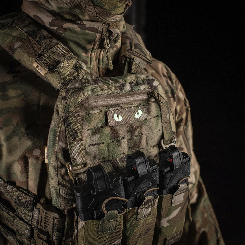 Patch Cat Eyes Laser Cut M-Tac fosforescent Cordura