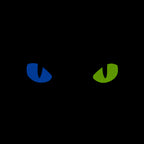Patch Cat Eyes Laser Cut M-Tac fosforescent Cordura