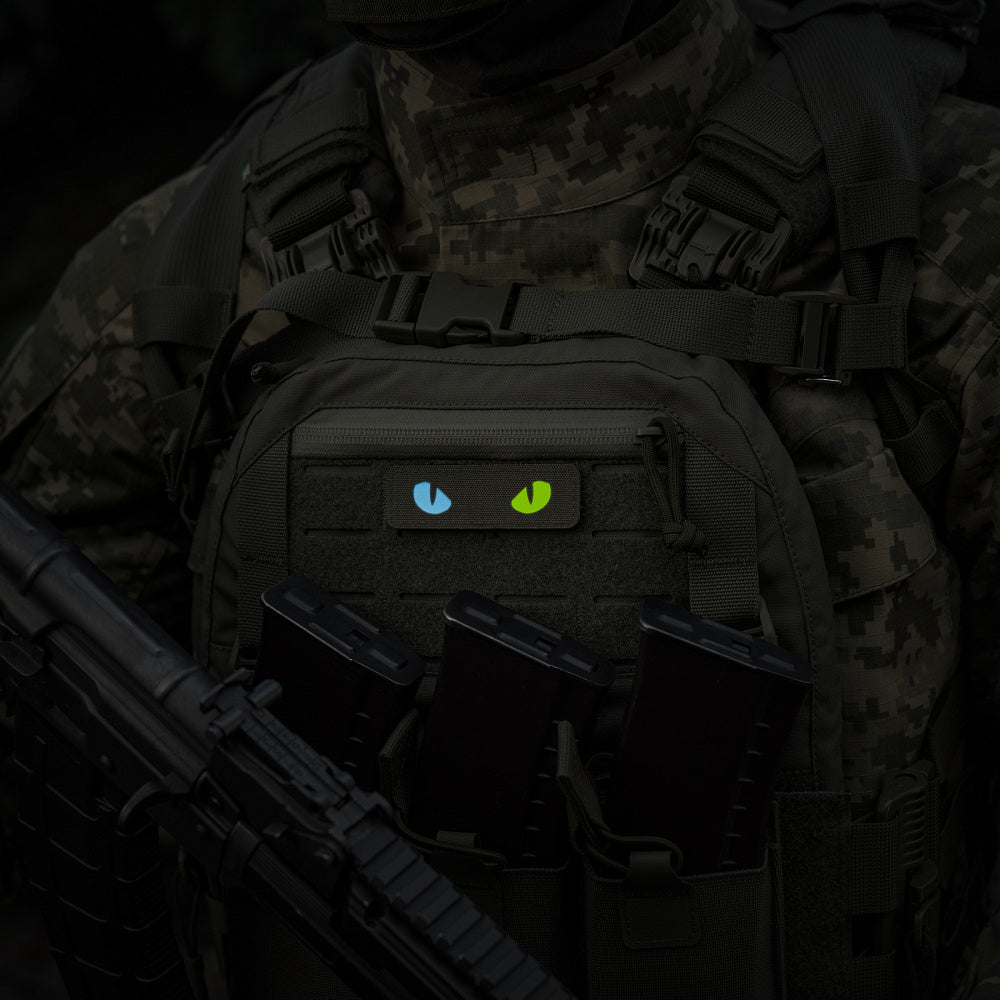 Patch Cat Eyes Laser Cut M-Tac fosforescent Cordura