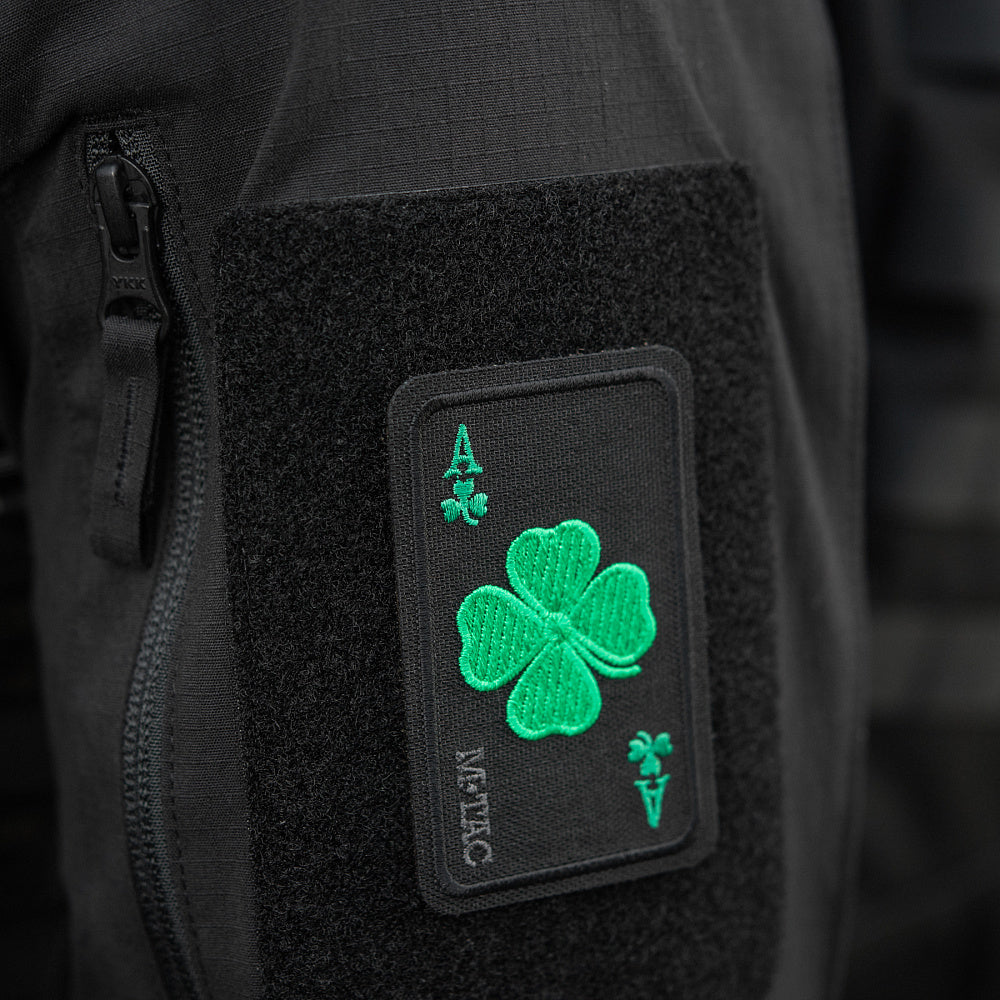 Patch brodat Lucky Card trifoi M-Tac