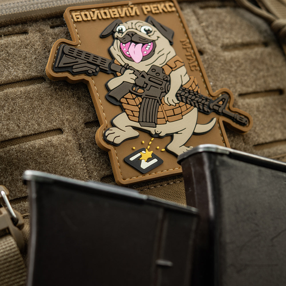 Patch Fighting Rex PVC 3D M-Tac cu prindere Velcro